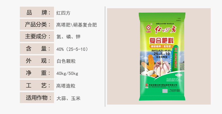 高塔硝銨磷鉀復合肥40%（25-5-10）詳情