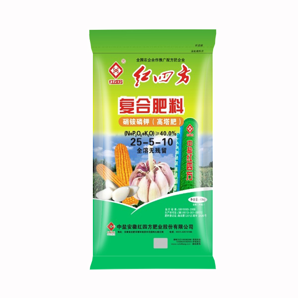 高塔硝銨磷鉀復合肥40%（25-5-10）正面圖